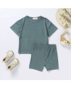 Summer Bamboo Baby T-shirt and short Set Unisex Soft Cool and Natural 